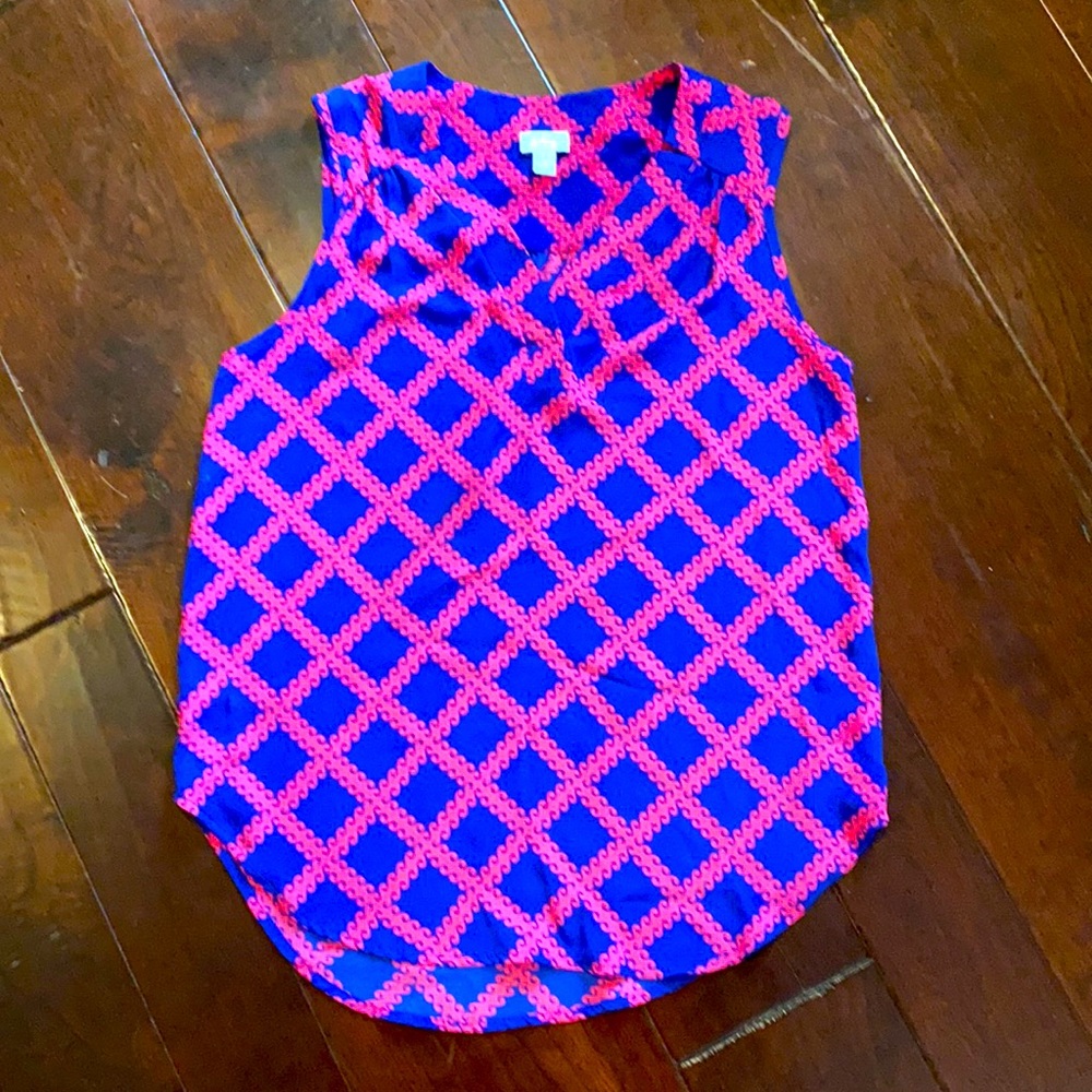 Pixley small sleeveless shirt- gently worn - like new!